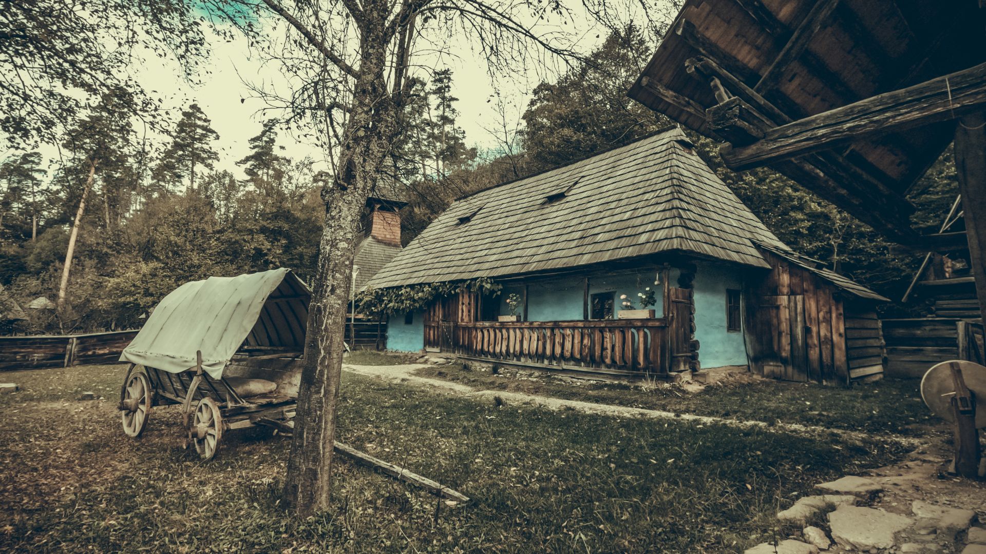 cheap old Romanian village house