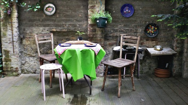 I did love the small patio that our AirBnb rental had - we brought our own food and nature did the rest!