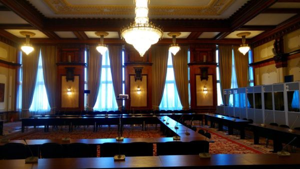 Palace of Parliament meeting room