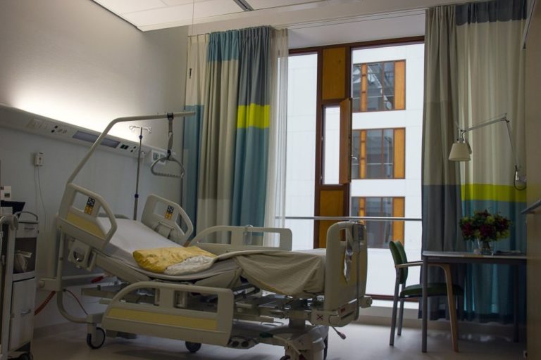 Private hospital room