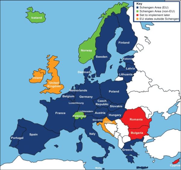 Is Romania in the EU (European Union) and Schengen?