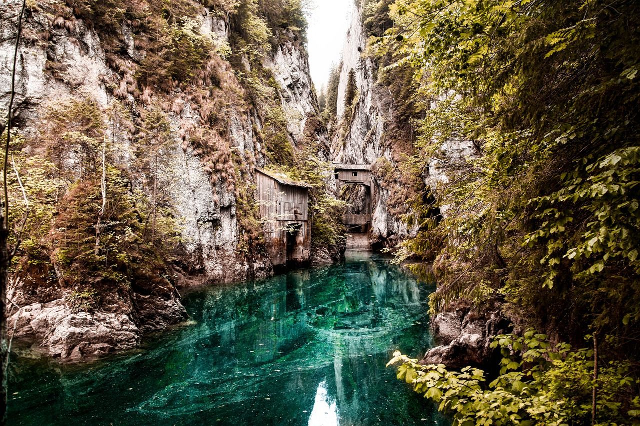 Bucegi mountains lake