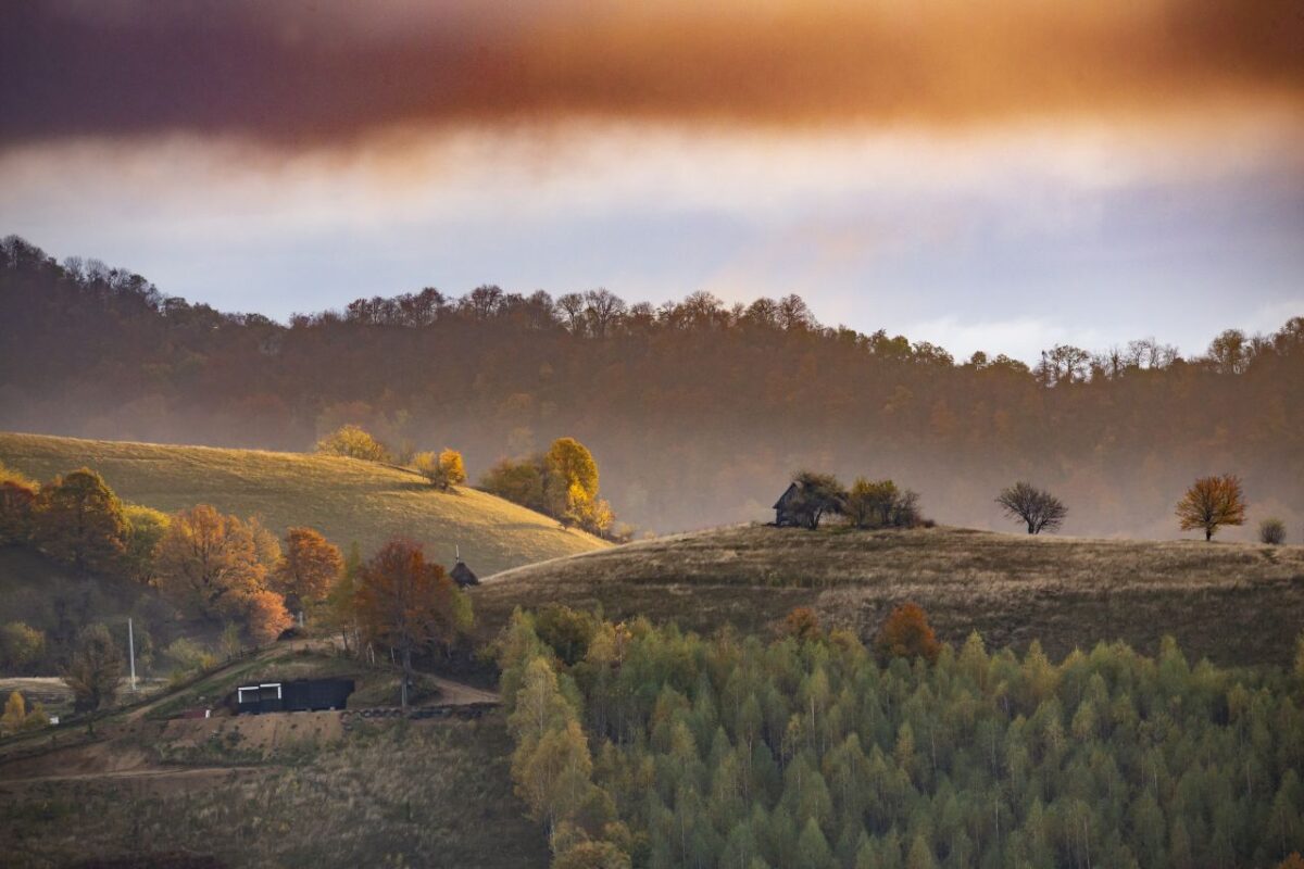 Holbav village Romania