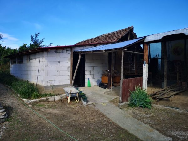 Village House structure in the works