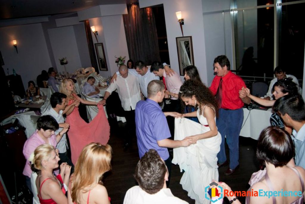 Original photo of a hora dance by Romania Experience