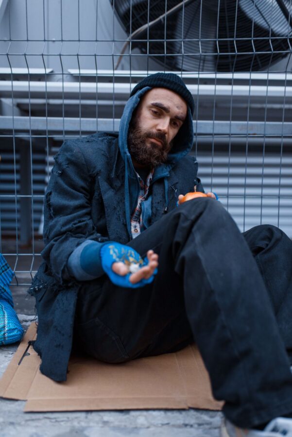 Romanian beggar
