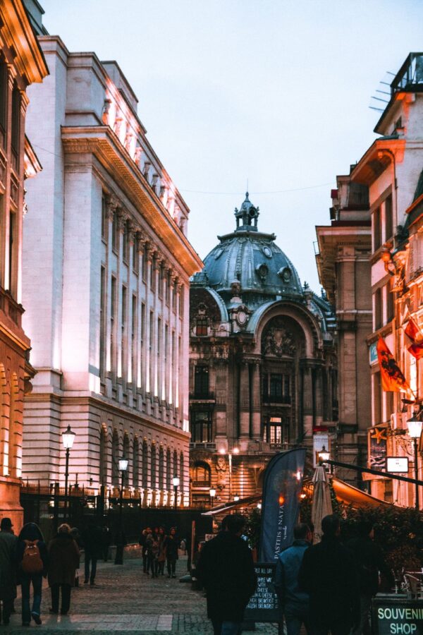 Bucharest Old Town Area