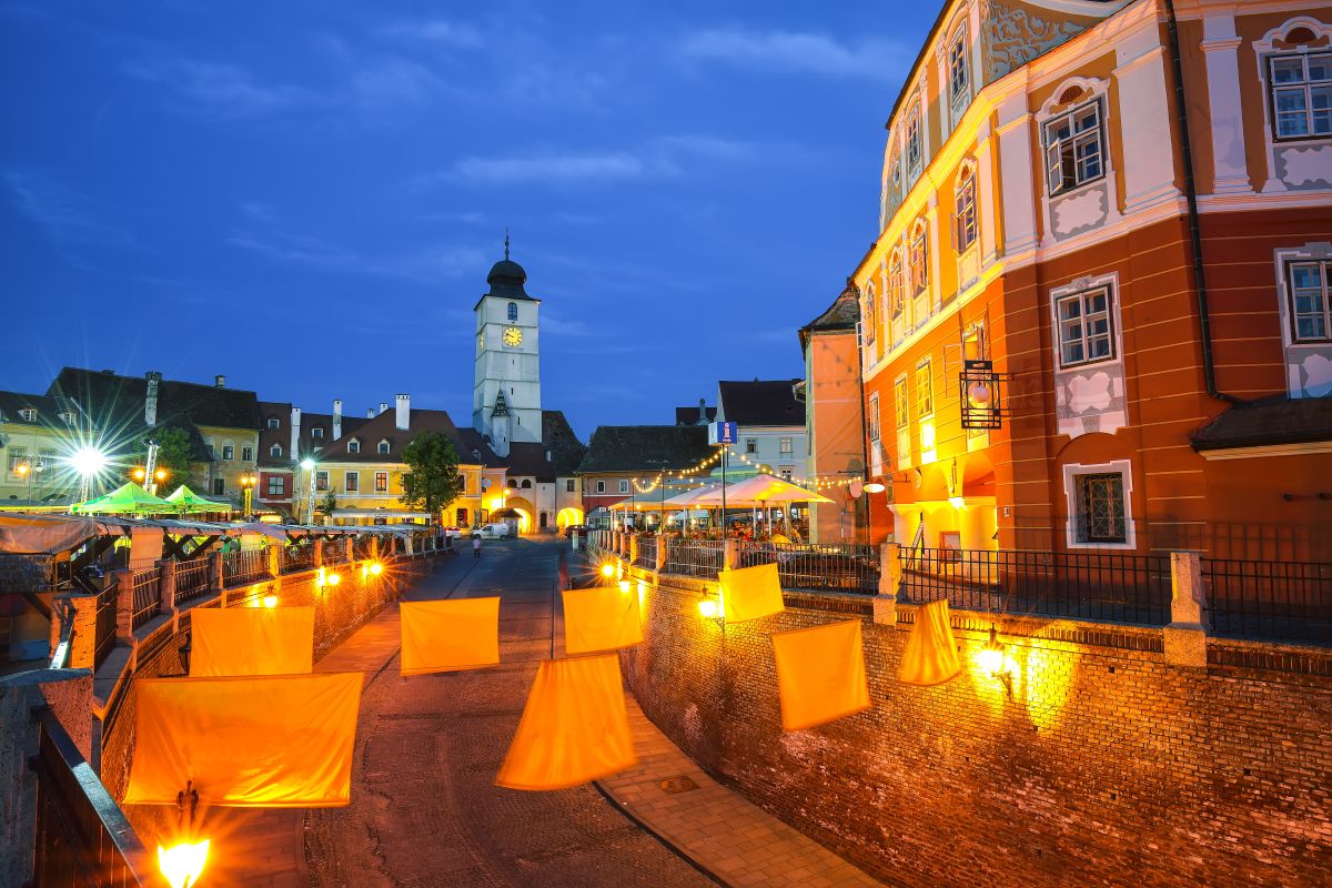 Lesser Square in Sibiu