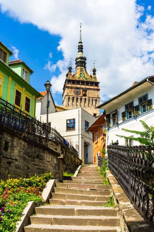 clock tower in Sighisoara