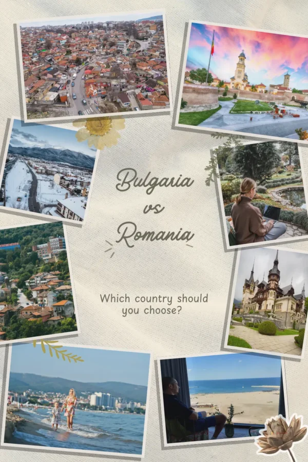 Bulgaria vs Romania Pinterest Pin