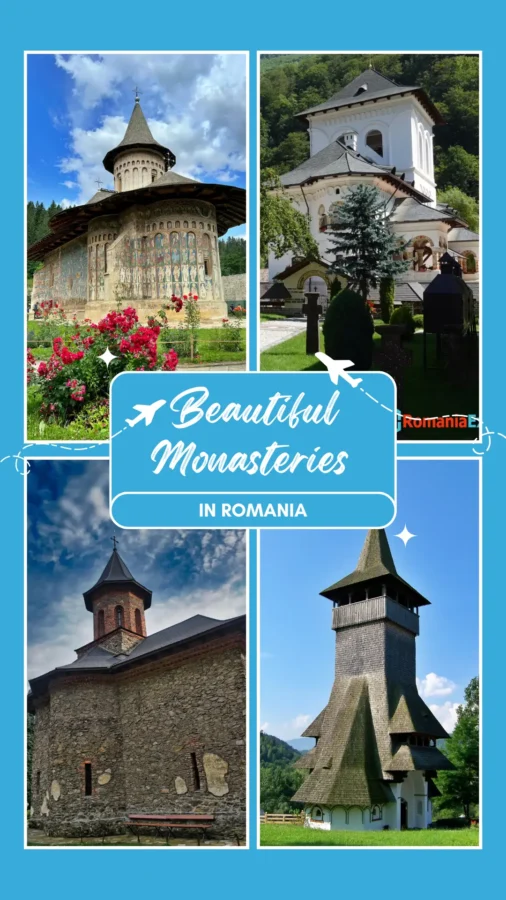 Most Beautiful Monasteries Pinterest Pin
