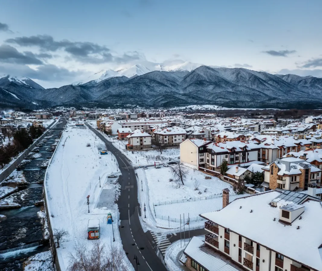 winter ski resort