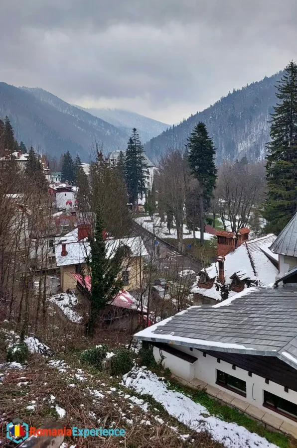 Sinaia view from the mountains