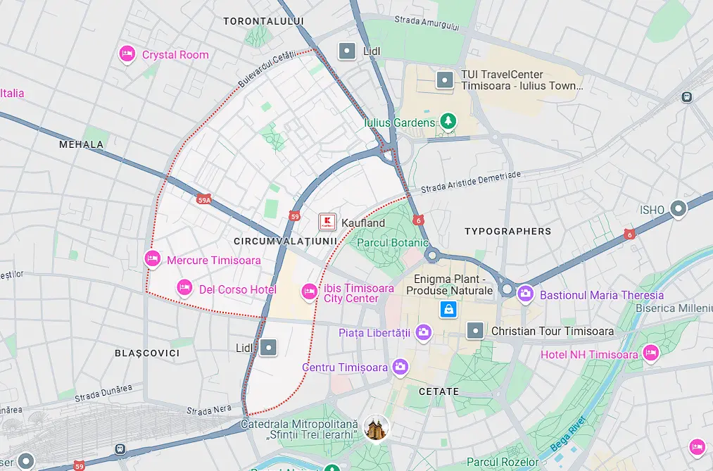 Circumvalatiunii neighborhood