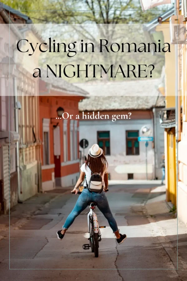 Cycling in Romania Pinterest Pin