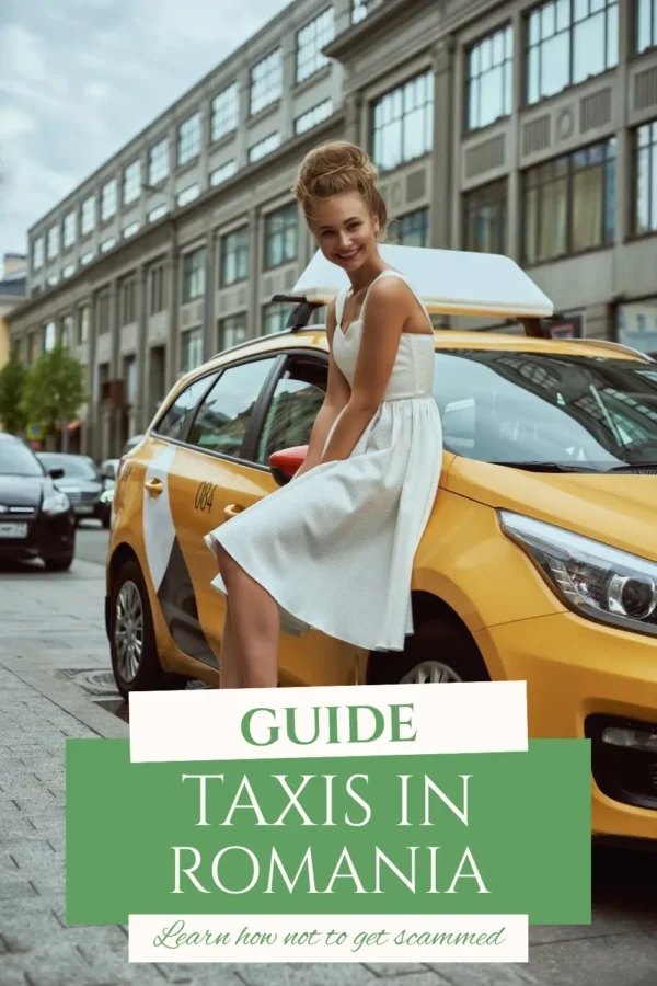taxis in Romania Pinterest Pin