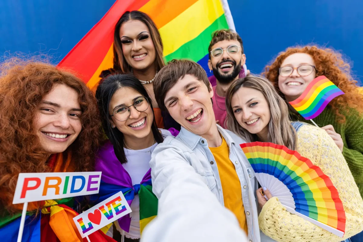 Bucharest Pride participants