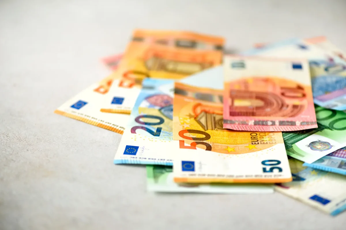 Euro bills