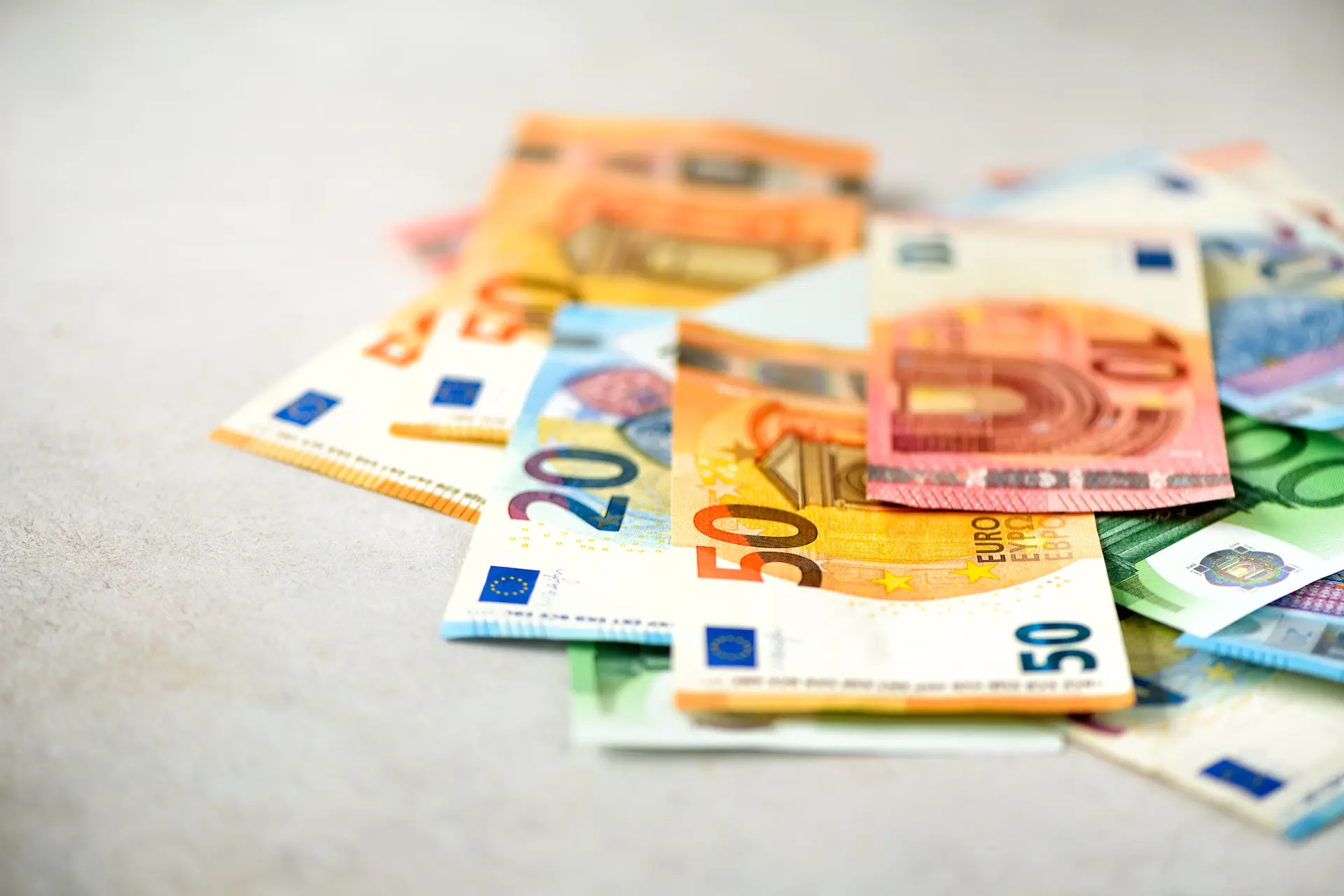 Euro bills