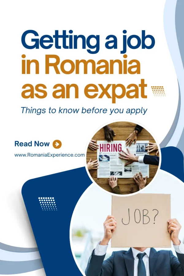 Jobs in Romania Pinterest Pin