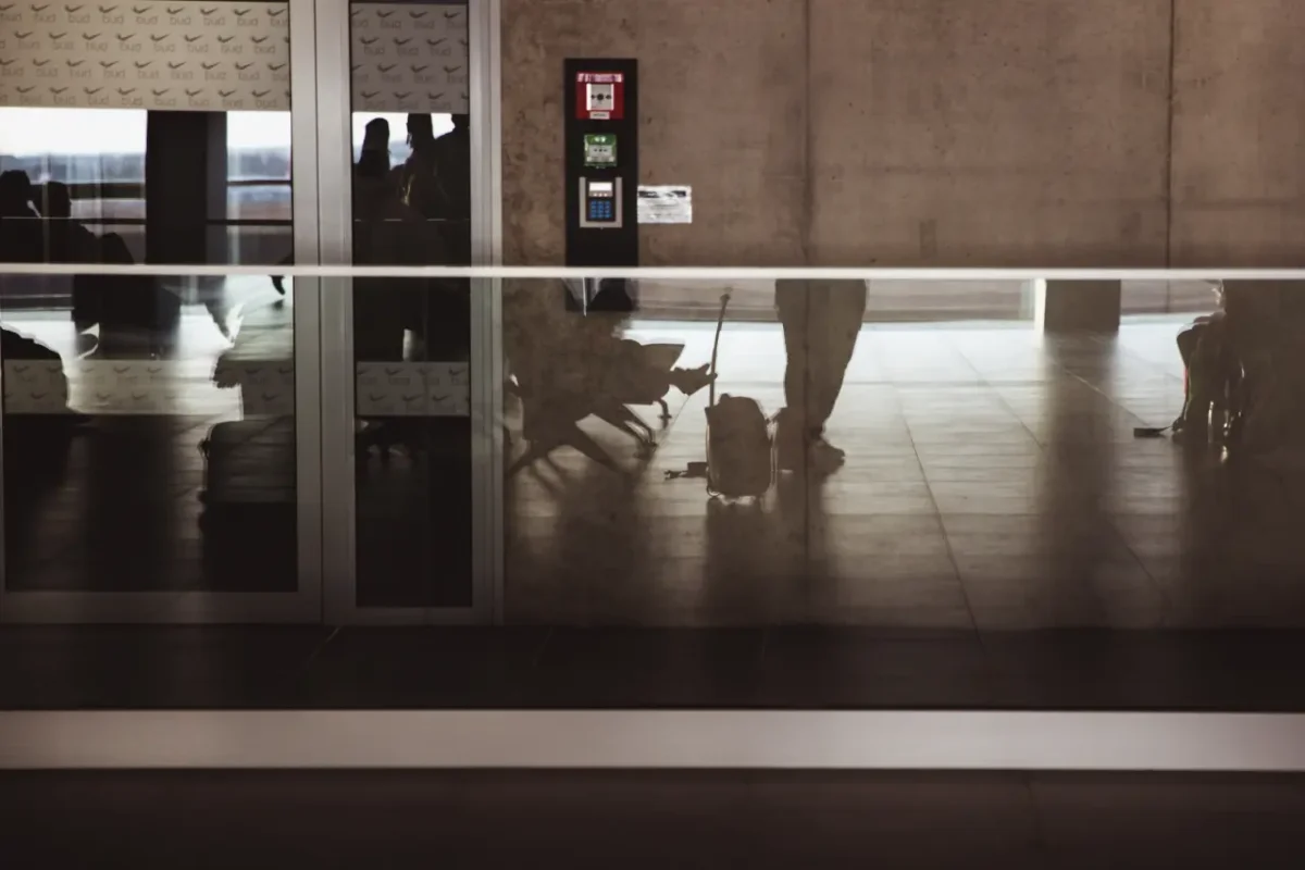 Lounge in Budapest's airport