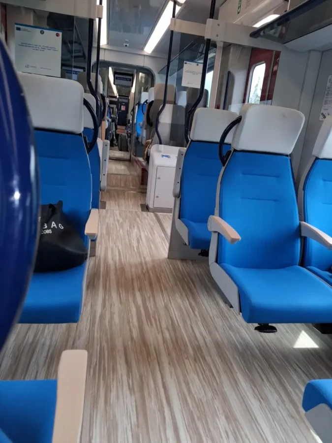 New Modern train in Romania