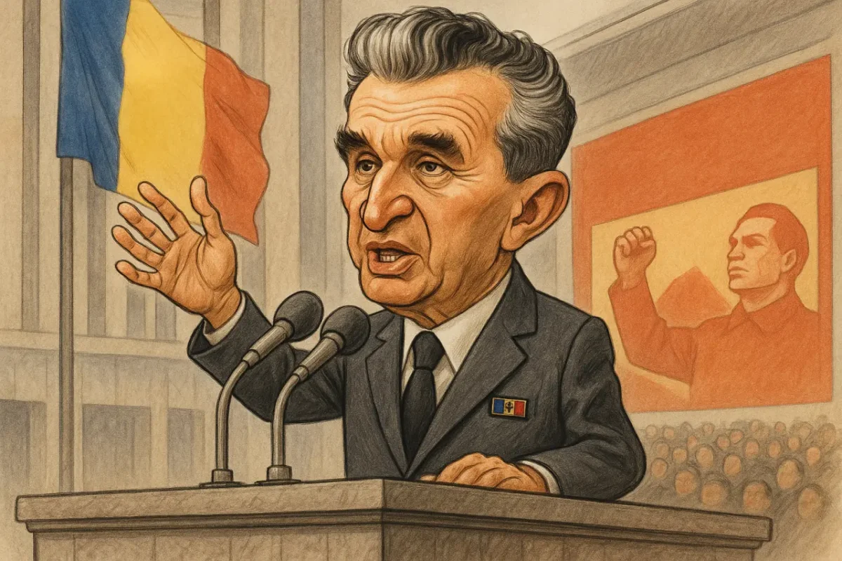 Nicolae Ceausescu Caricature
