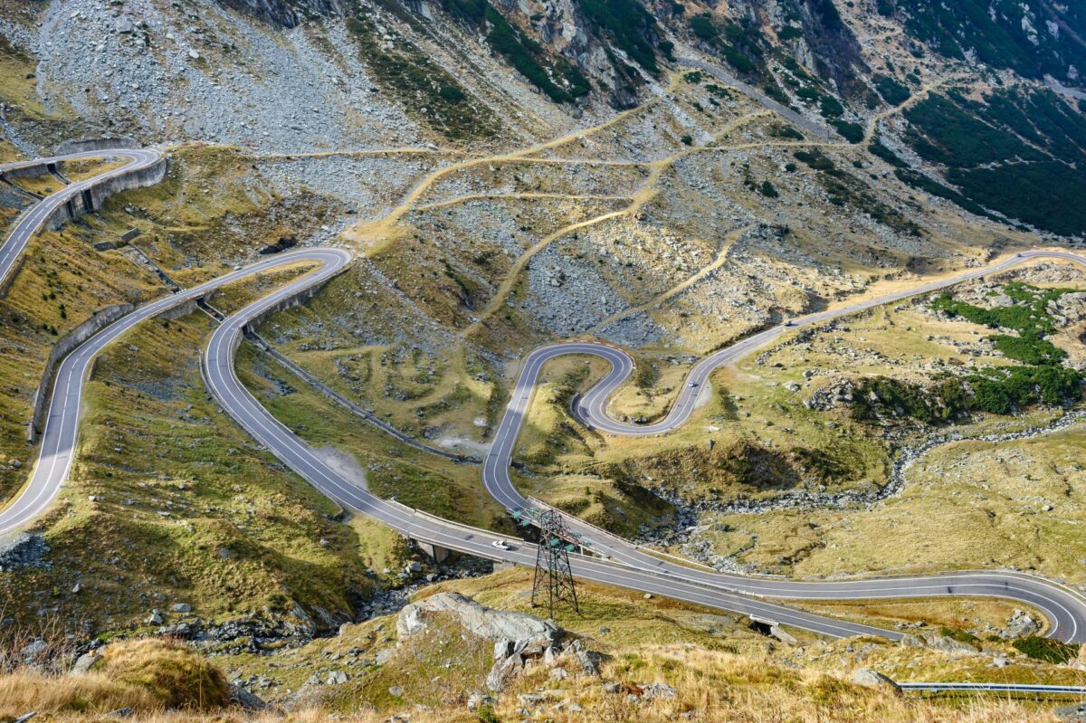 Transfagarasan Road in Romania