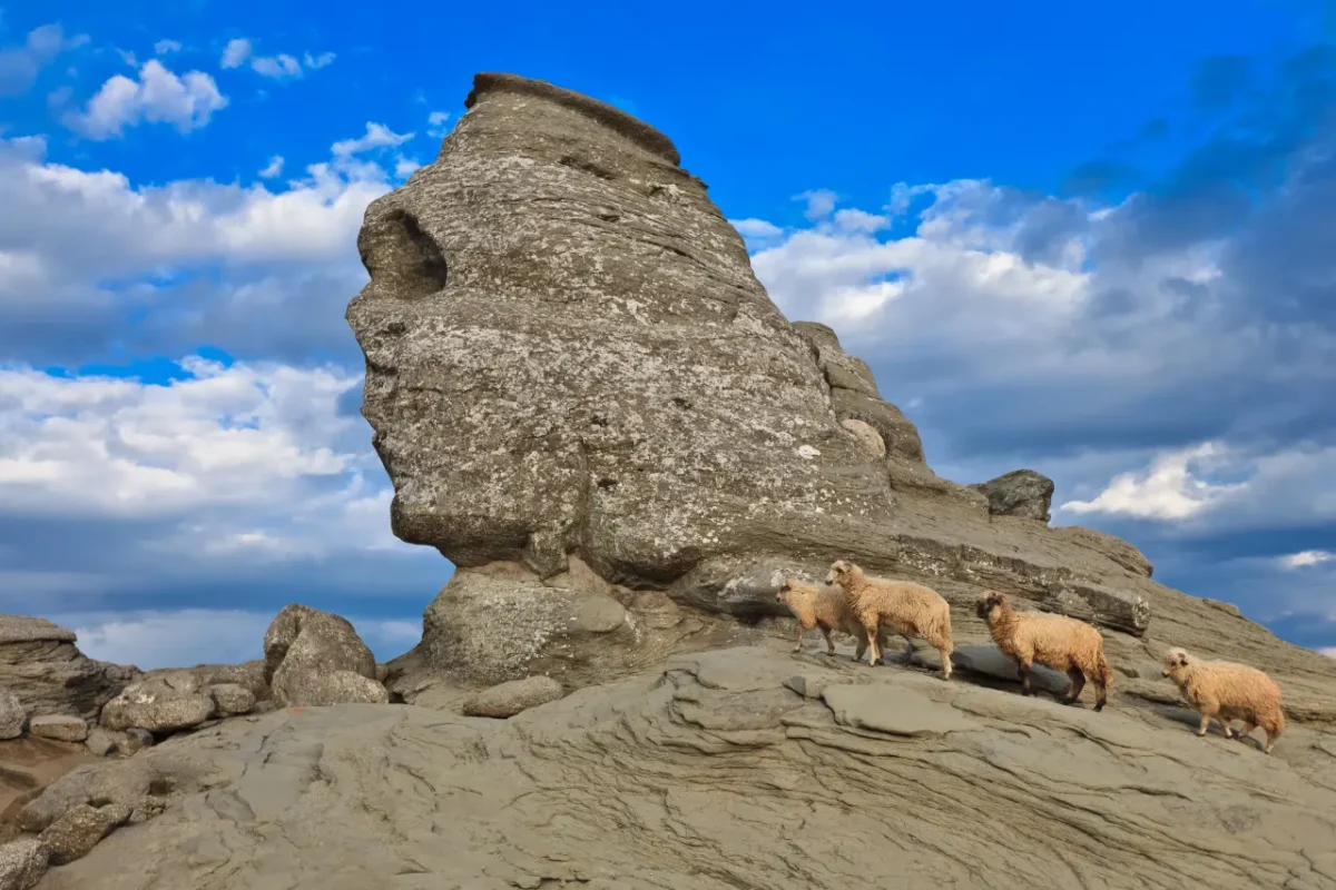 Bucegi Sphinx in Romania