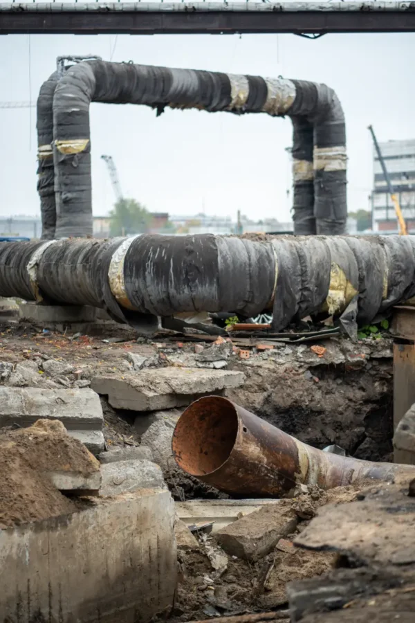 old water pipes