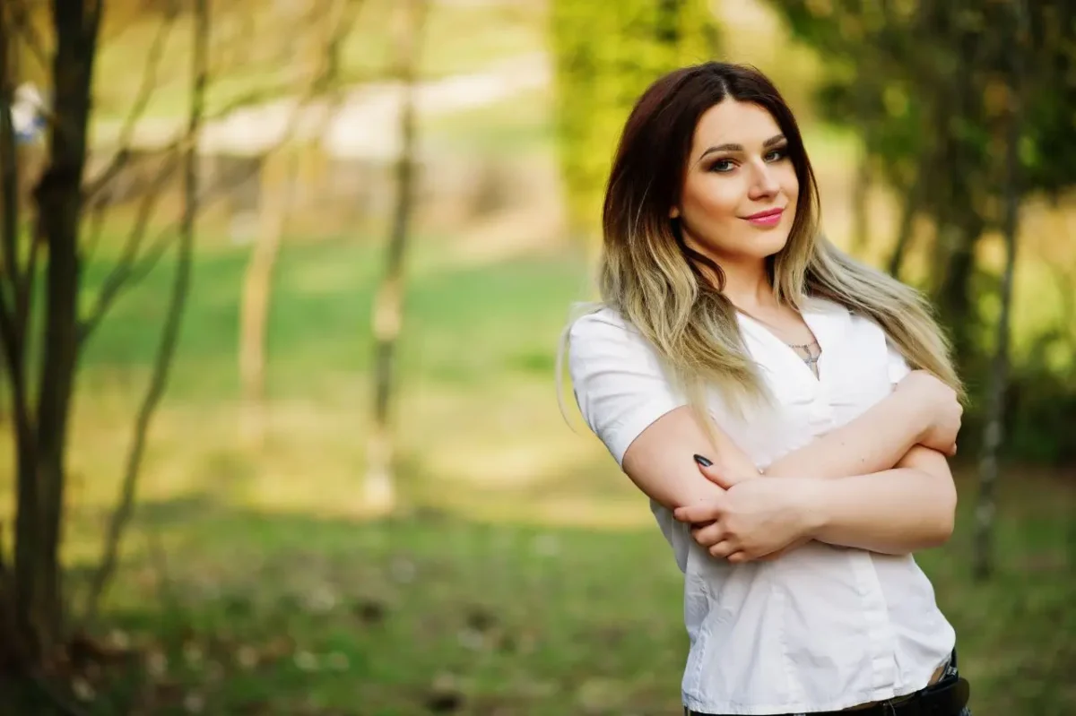 portrait of cute Romanian girl