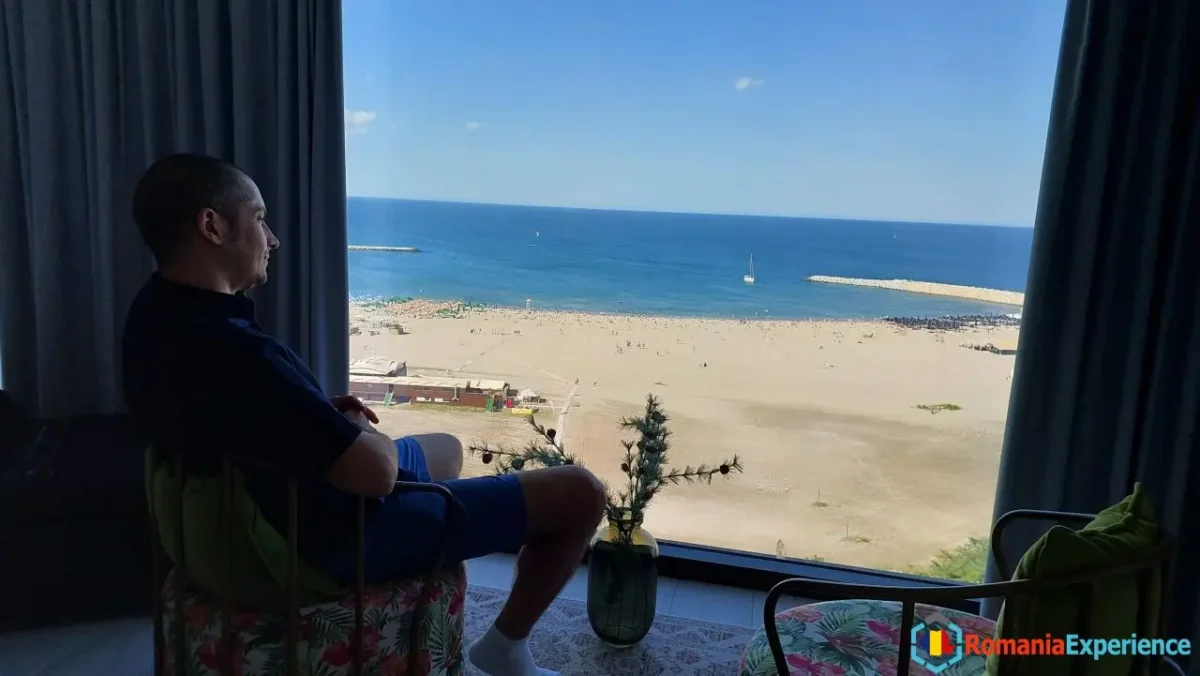Overlooking Modern Beach in Constanta