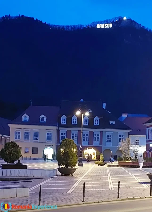 view up the Tampa hill in Brasov