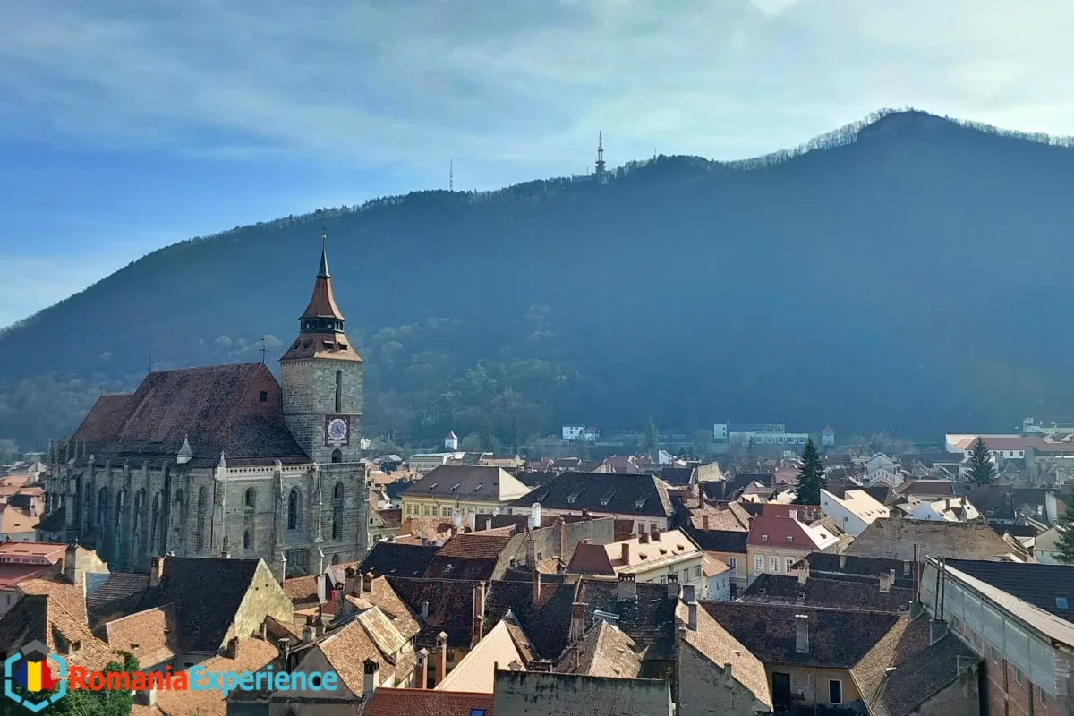Beautiful view over Brasov
