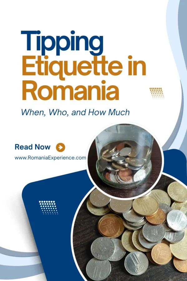 Tipping Etiquette in Romania Pinterest Pin