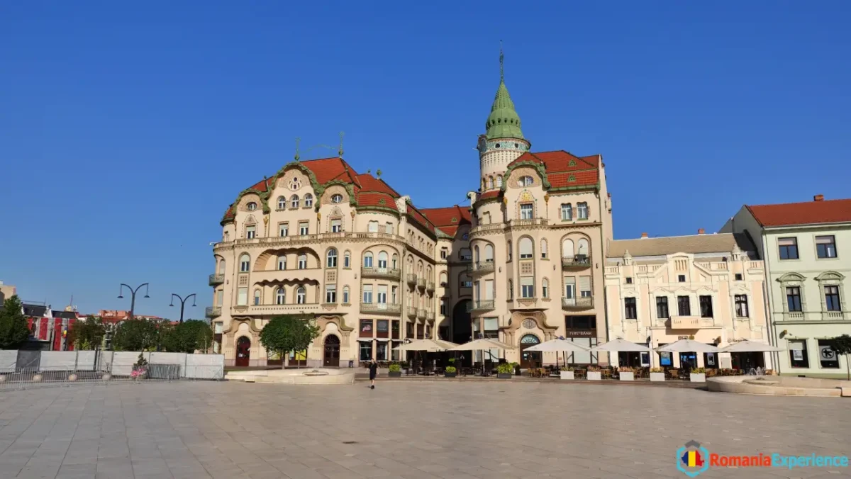beautiful building seen from the unirii square