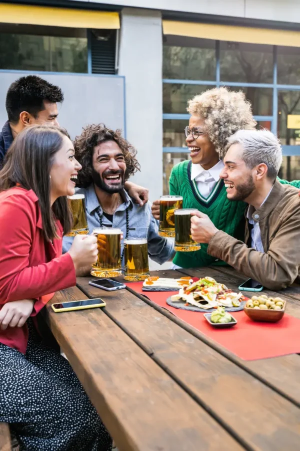 expats in a pub