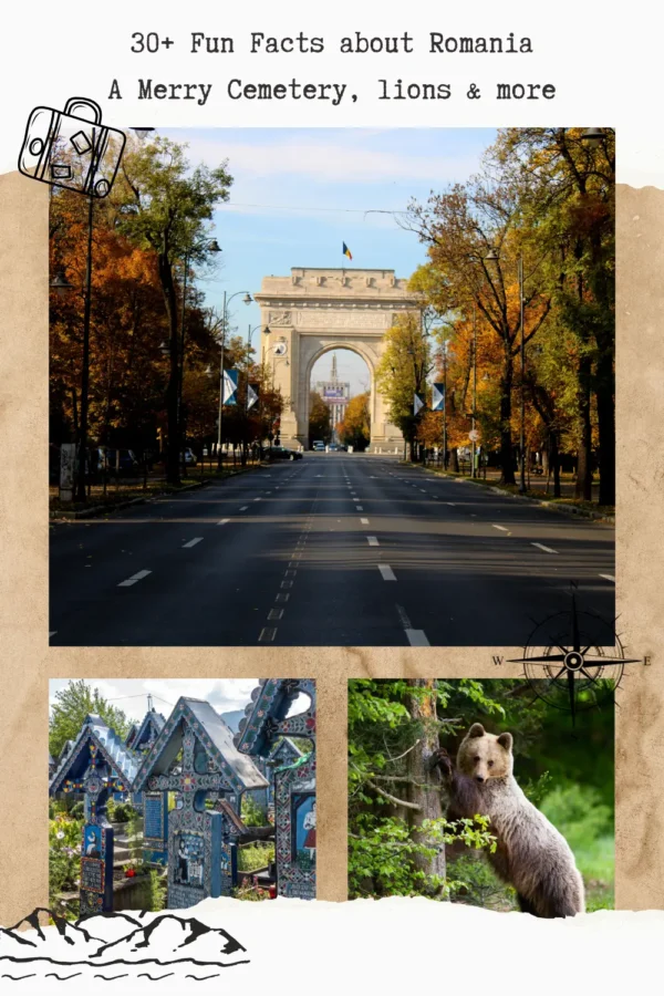 Fun Facts about Romania Pinterest Pin
