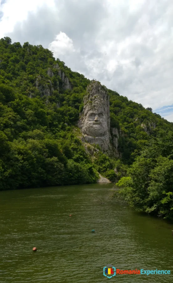 King Decebal Statue Near Orsova