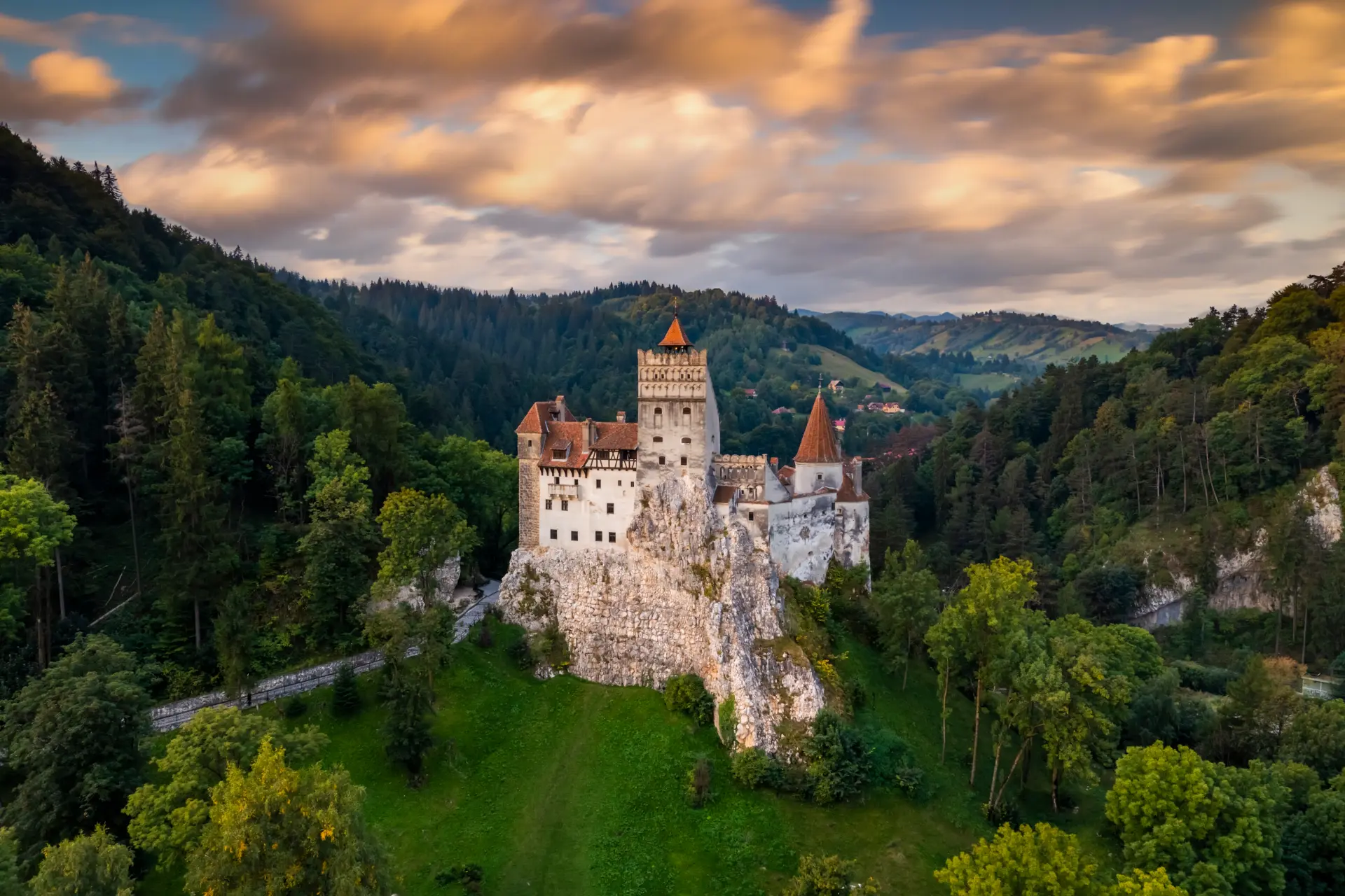 Bran castle view