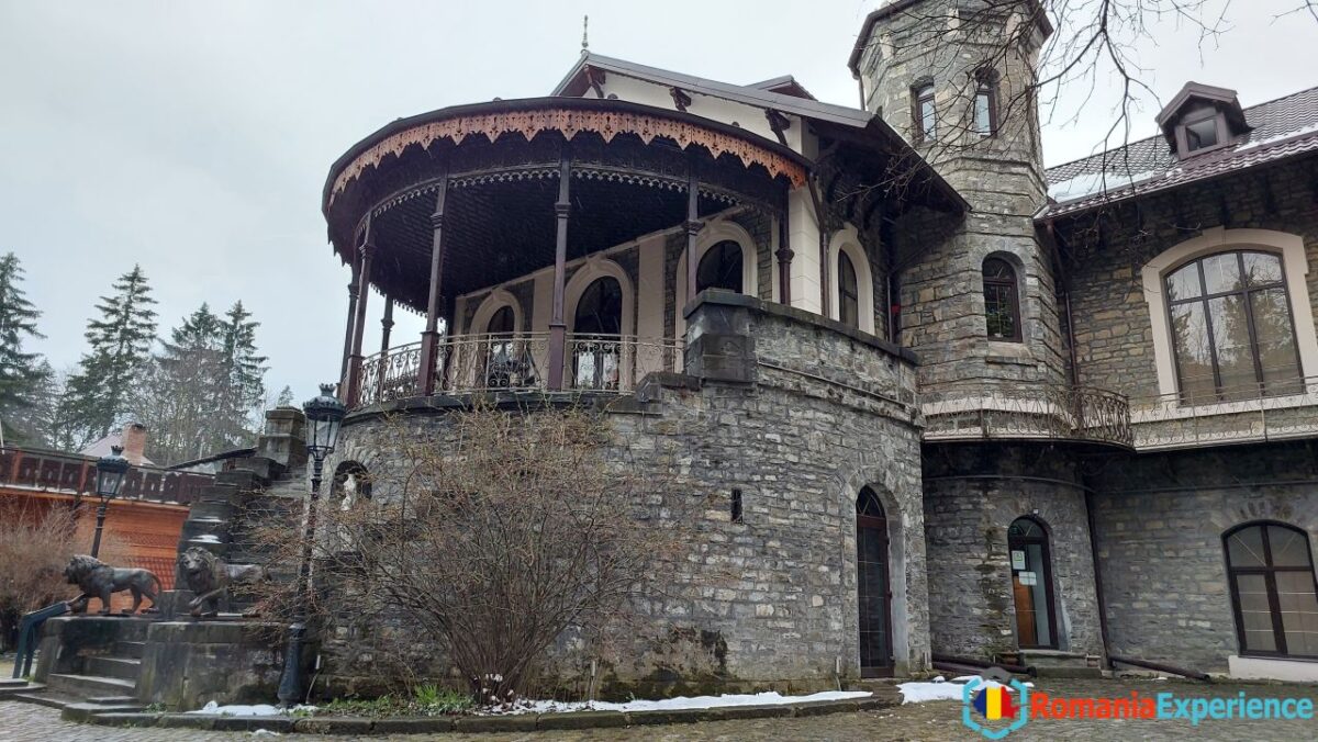 side view of the Stirbey castle