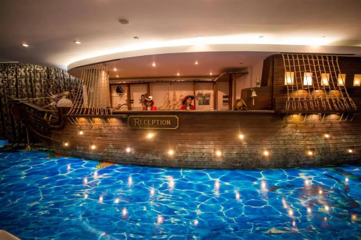 Pirates Resort reception area