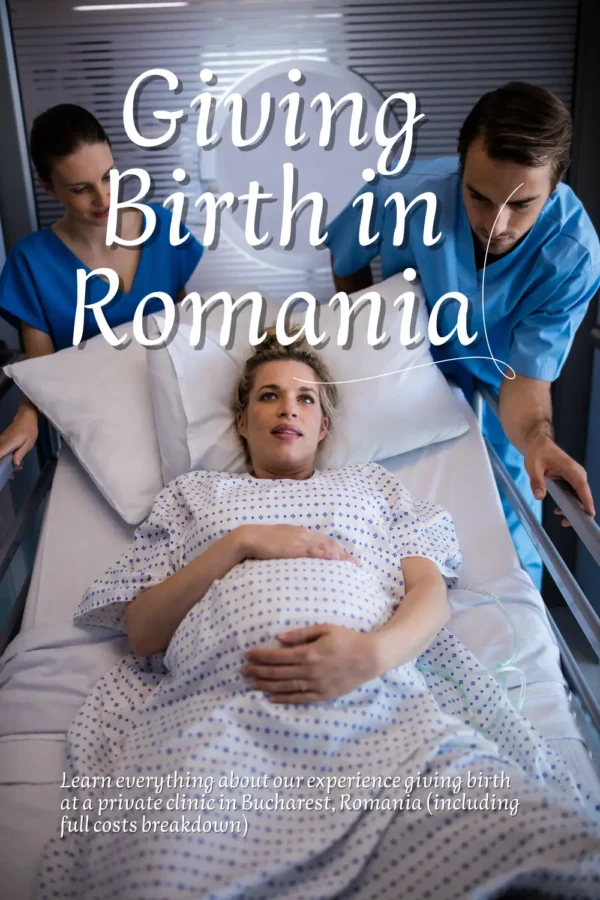 Birth in ROmania Pinterest Pin