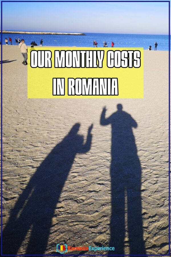 Monthly costs in Romania Pinterest Pin