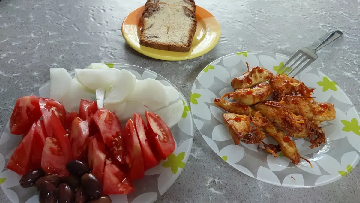 homemade food in Romania