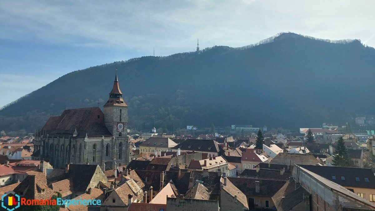 view over Brasov city center