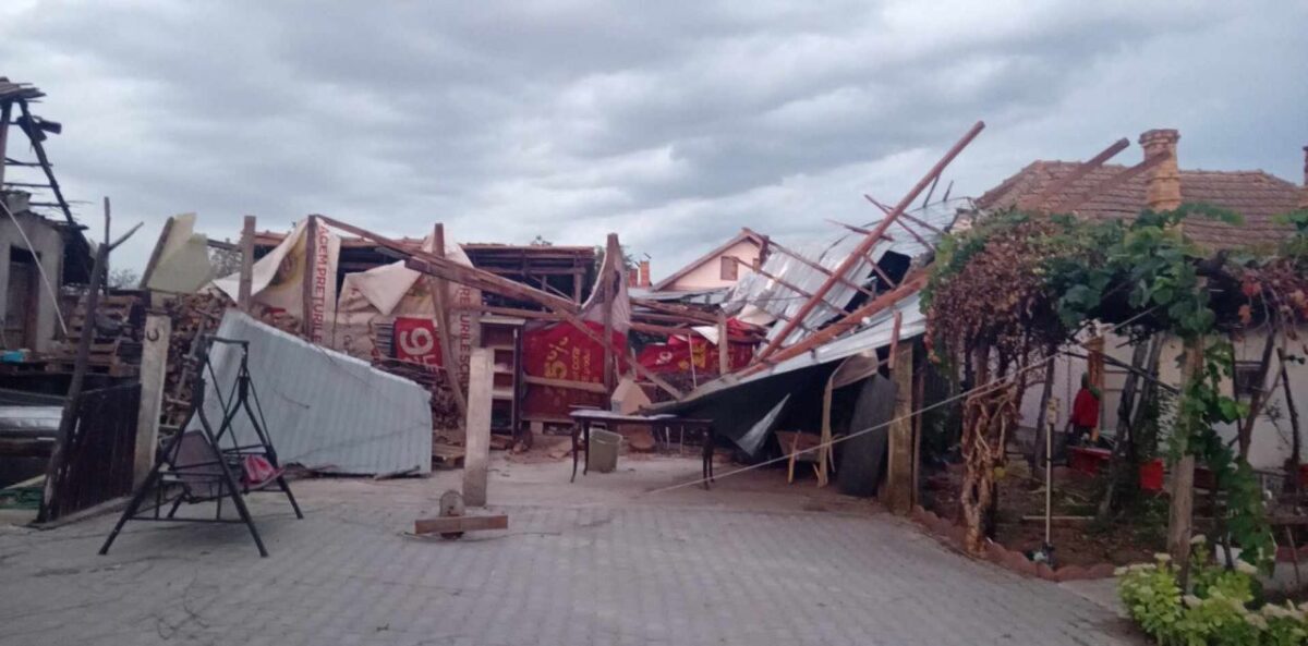 our garage was destroyed