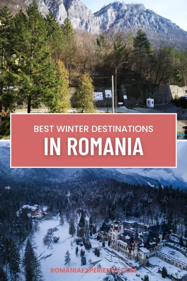 Best Winter destinations in Romania Pinterest Pin