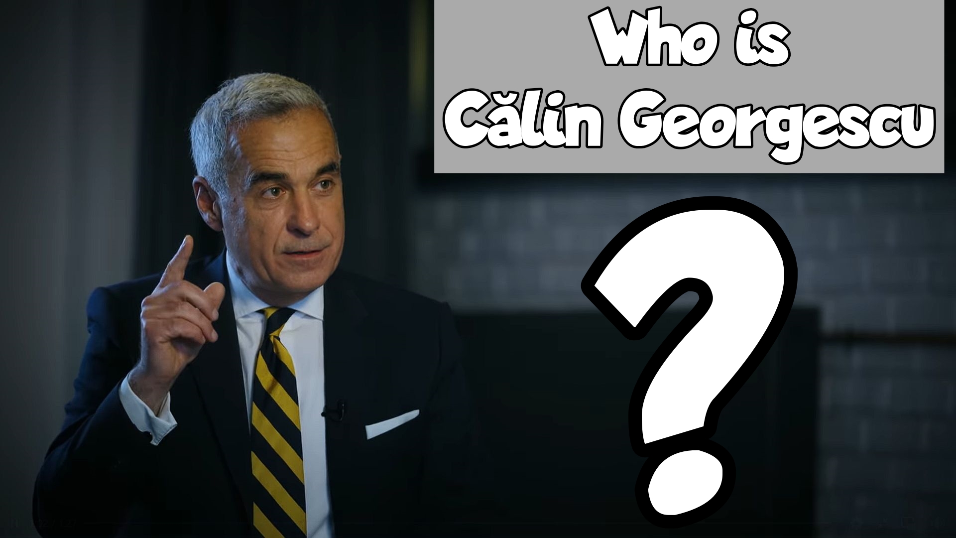 Who Is Călin Romania’s Surprise Presidential Contender Who