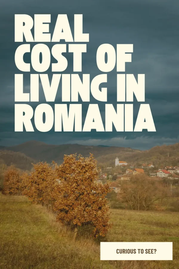 real cost of living in Romania PIN
